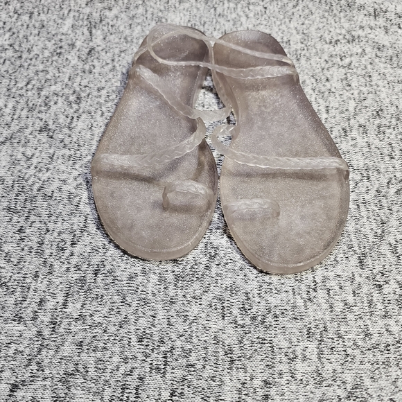 Women's Eleftheria Jelly Sandals Ancient Greek Sandals clear est. Sz 9.5 - Picture 1 of 8